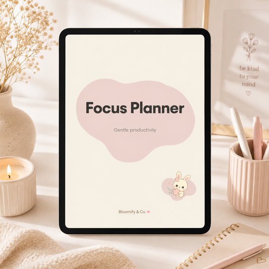 Bloomify Focus Planner (Digital PDF)