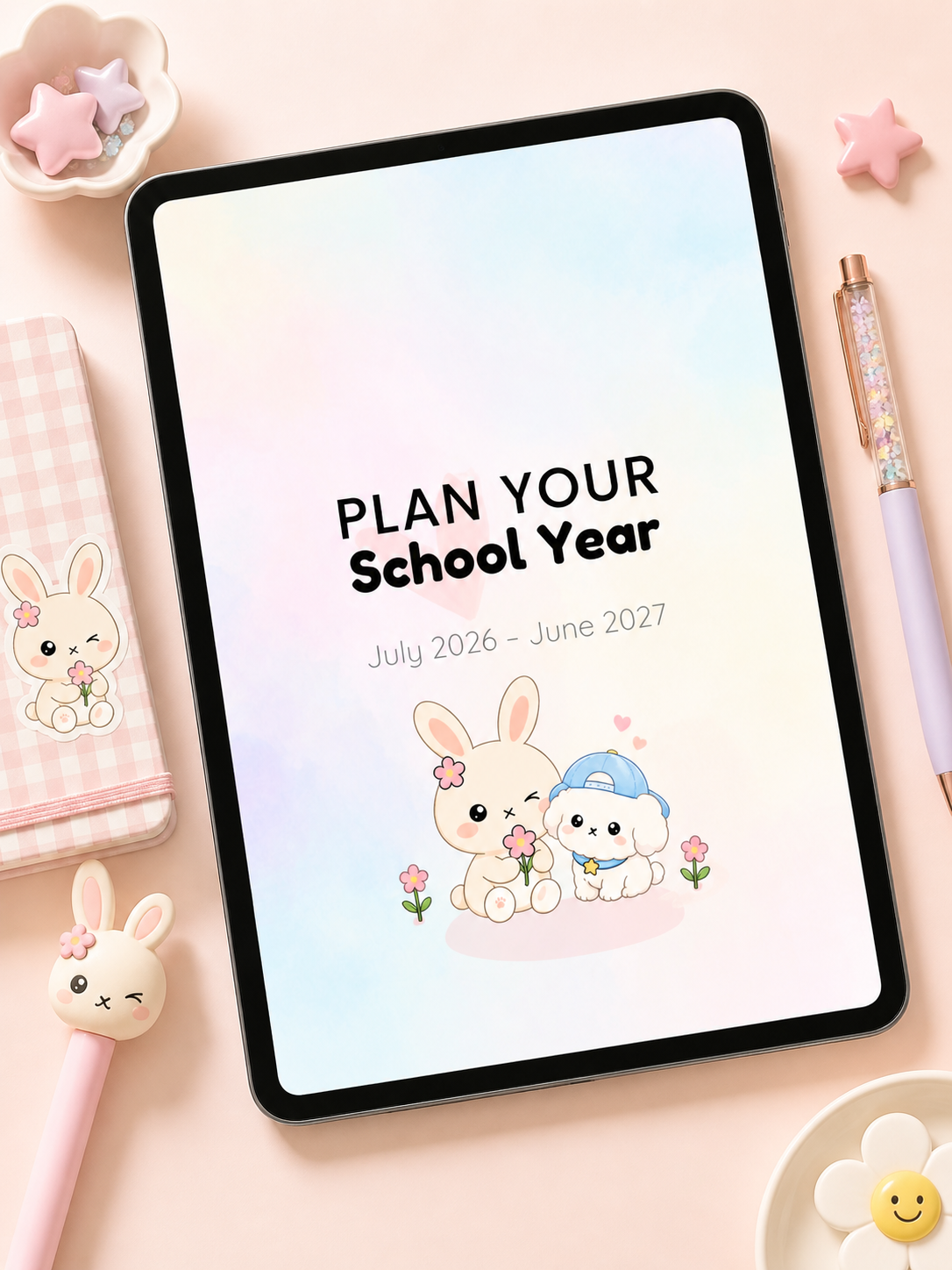 Bloomify School Year Calendar 2026-2027 (Digital PDF)